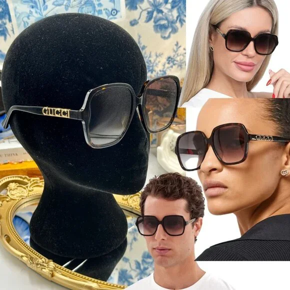 Gucci | Accessories | Gucci Nwot Gg18903 Havana Oversized  display picture 1